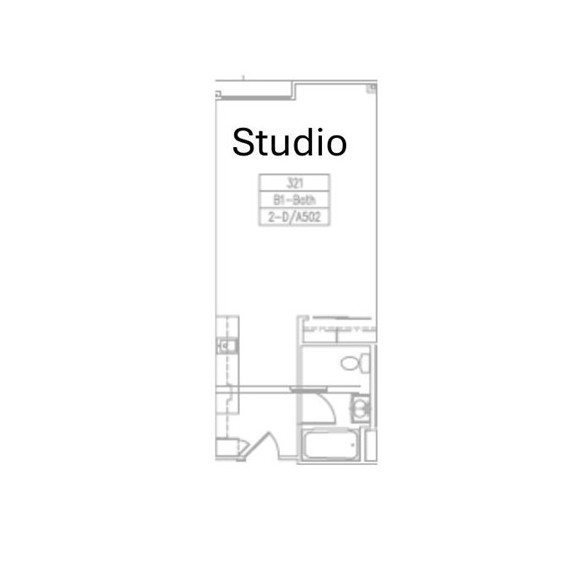 Floor-plan diagram at Victory Place I–IV.